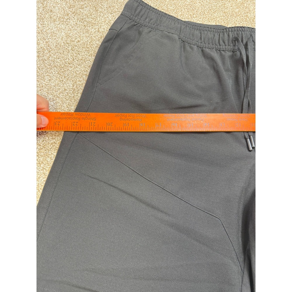 Gerry Mens Black Stretch Active Hiking Shorts Large Elastic Waist Zip Pocket - Picture 9 of 11